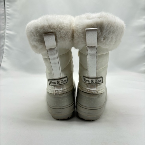 Eva & Zoe gray rain fuzzy boots size 13 - Picture 5 of 8